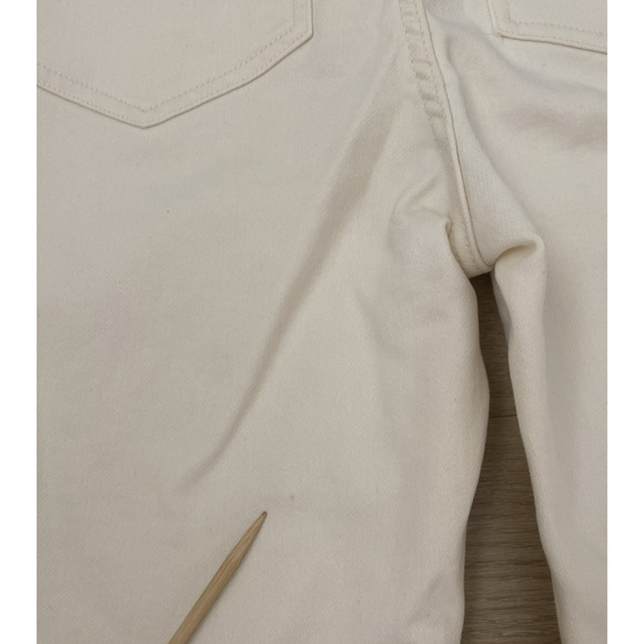 Faherty Stretch Terry Harbor Ankle High Rise Wide Leg Pants Egret Coastal Boho - Picture 14 of 14